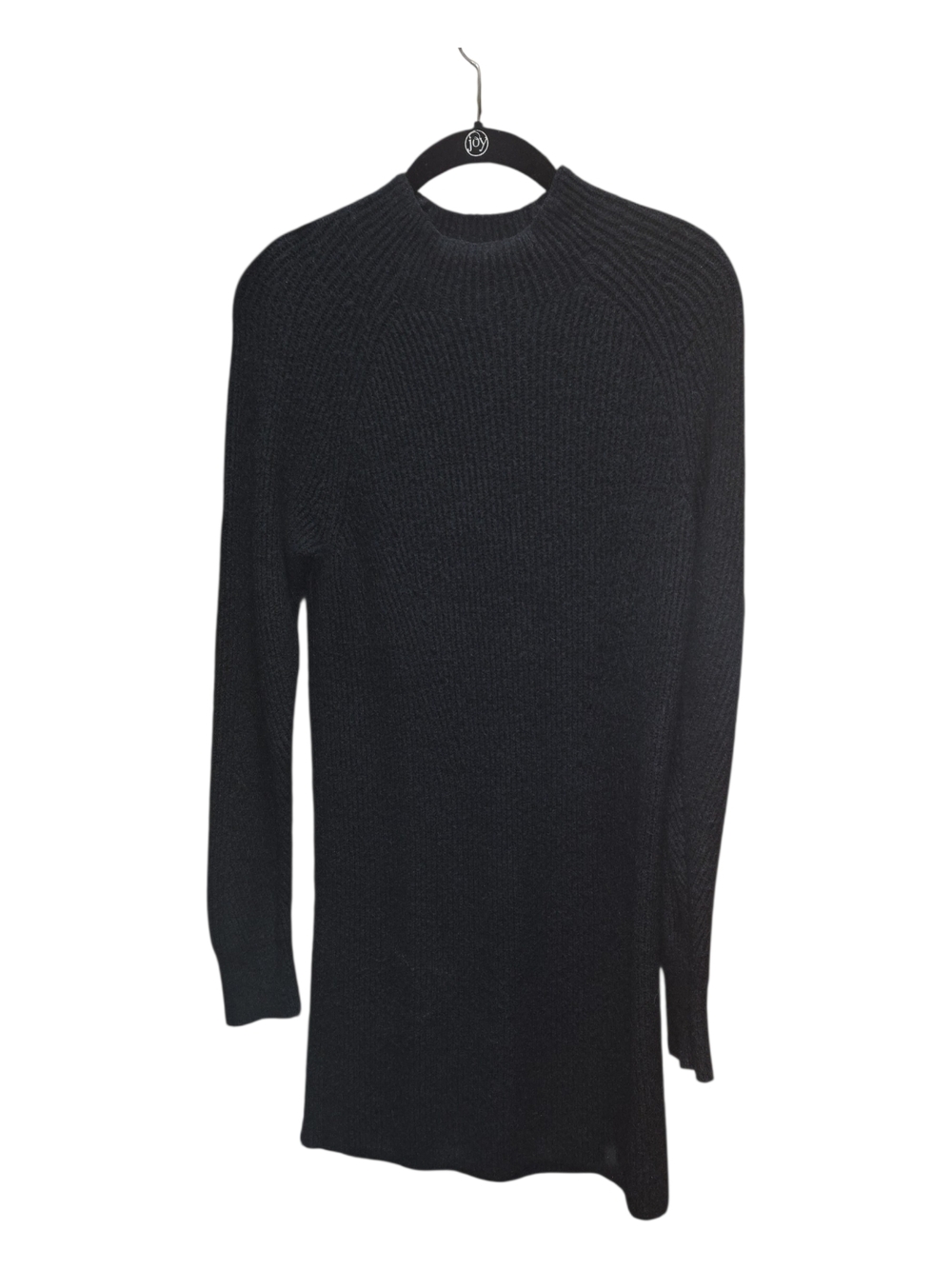 Abercrombie & Fitch Women's Black Ribbed Turtleneck Dress